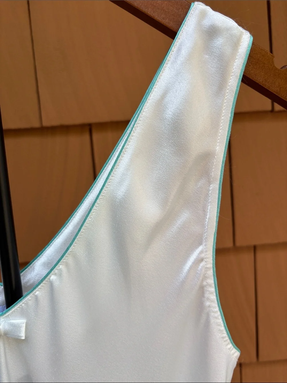 CHRISTIAN DIOR | VTG Bridal White Elegant Slip Dress Satin Nightgown | Size S